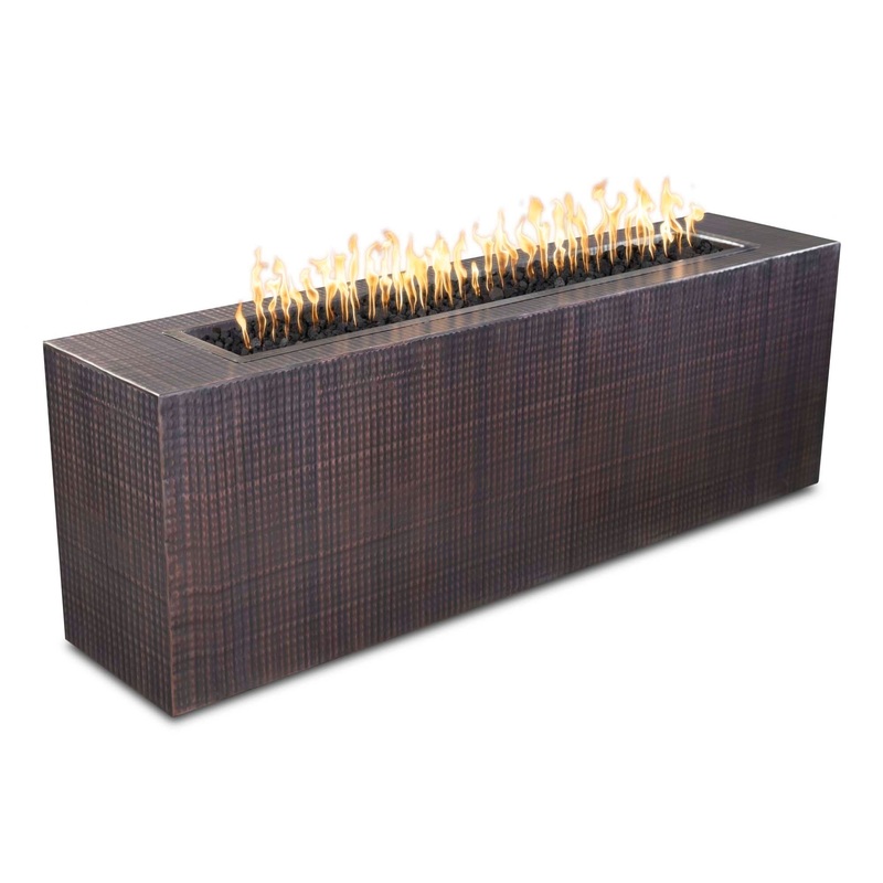 The Outdoor Plus Carmen Fire Pit Hammered Copper