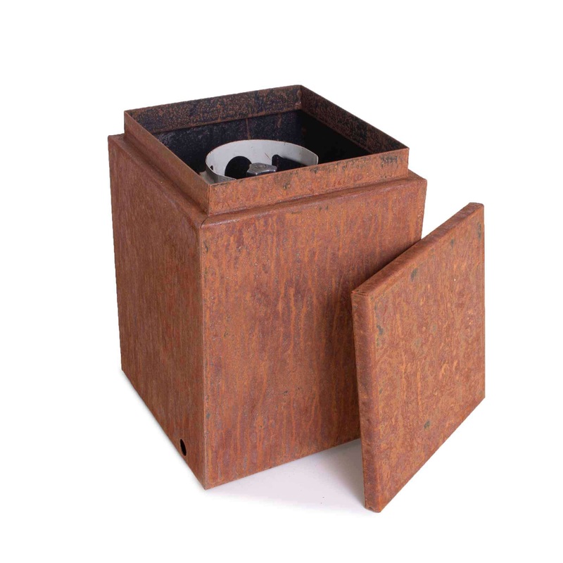 The Outdoor Plus Corten Steel LP Enclosure
