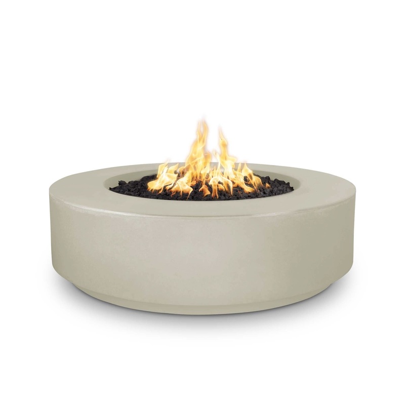 The Outdoor Plus Florence GFRC Fire Pit 12 Tall Ash (-ASH)