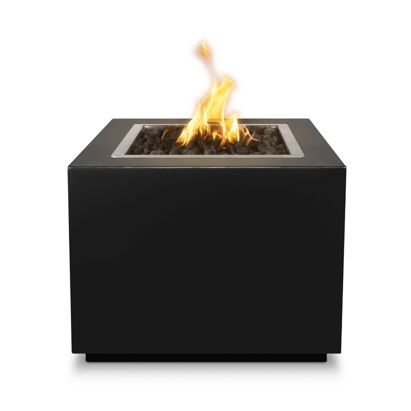 The Outdoor Plus Forma Fire Pit Powder Coated Black