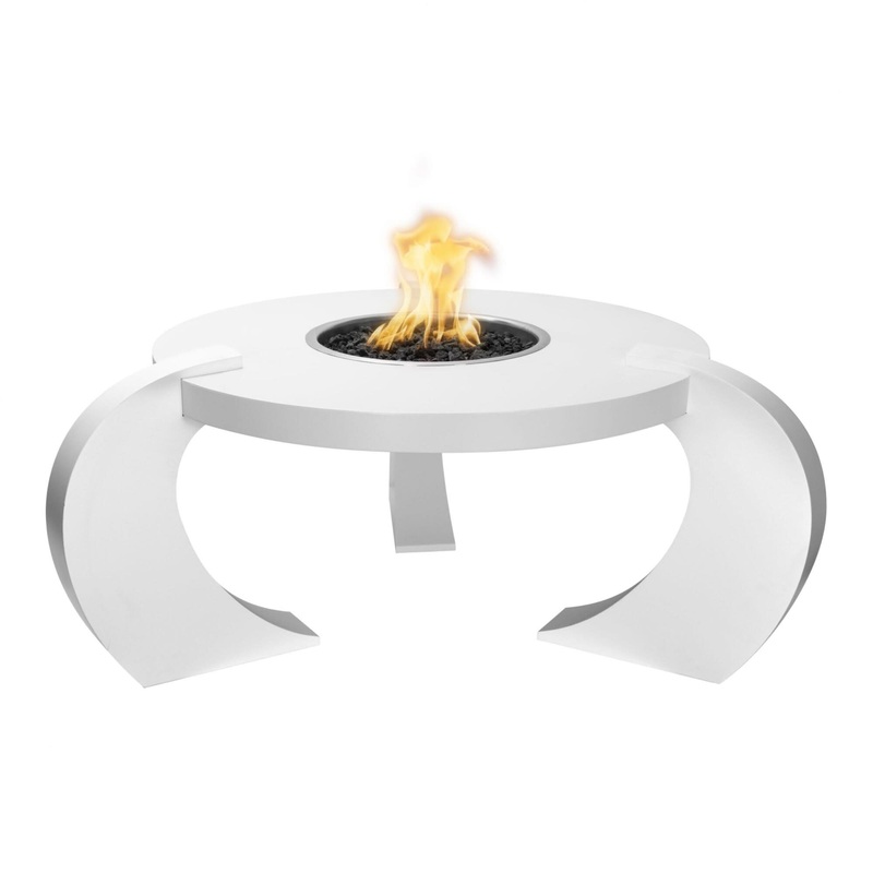 The Outdoor Plus Frisco Metal Fire Table