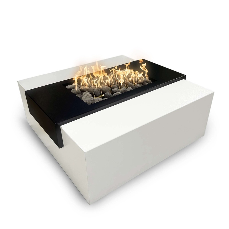 The Outdoor Plus Gallaway Fire Pit Black & White Collection