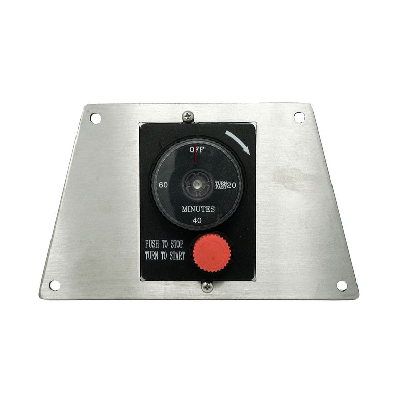 The Outdoor Plus Gas Timer with E-Stop Flat Trapezoid Panel