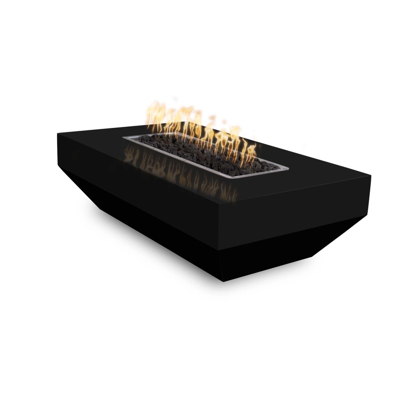 The Outdoor Plus Moderno Fire Pit Powder Coat Black