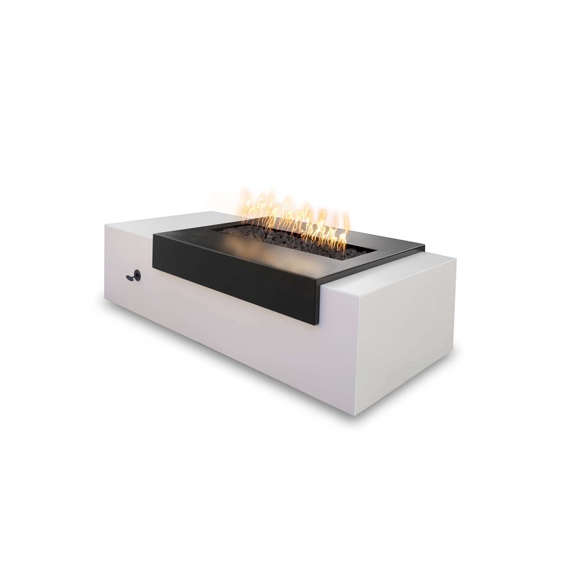 The Outdoor Plus Moonstone Fire Pit Black & White Collection