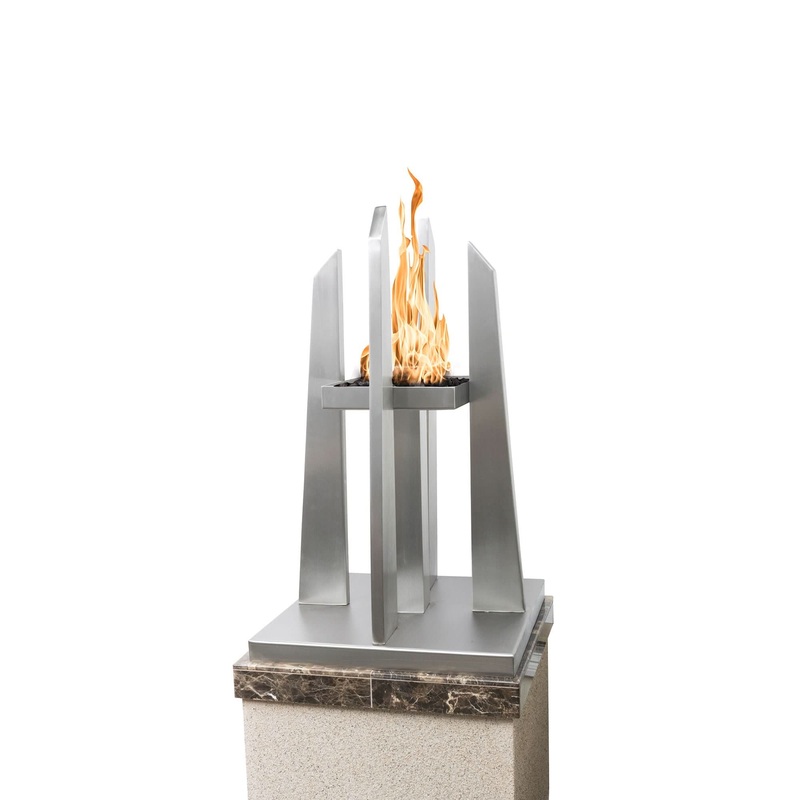 The Outdoor Plus Pointe Stainless Steel Column Ornament