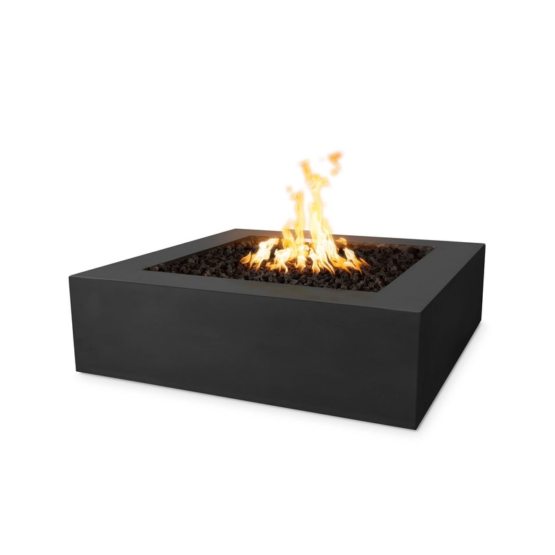 The Outdoor Plus Quad Powder Coated Fire Pit Black