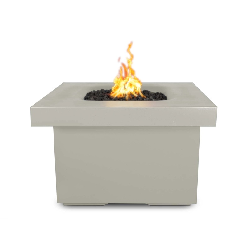 The Outdoor Plus Ramona 60 Rectangular Fire Pit Table Ash (-ASH)