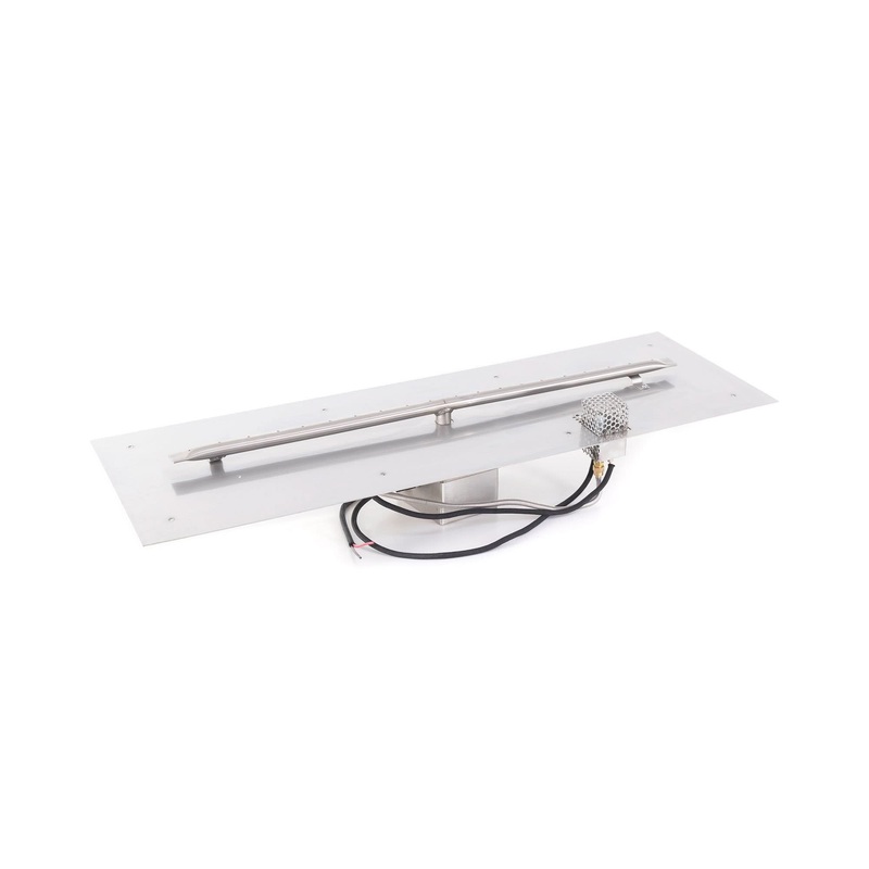 The Outdoor Plus Rectangular Flat Pan & SS Linear Burner