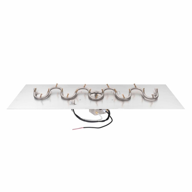 The Outdoor Plus Rectangular Flat Pan & SS Switchback Bullet Burner