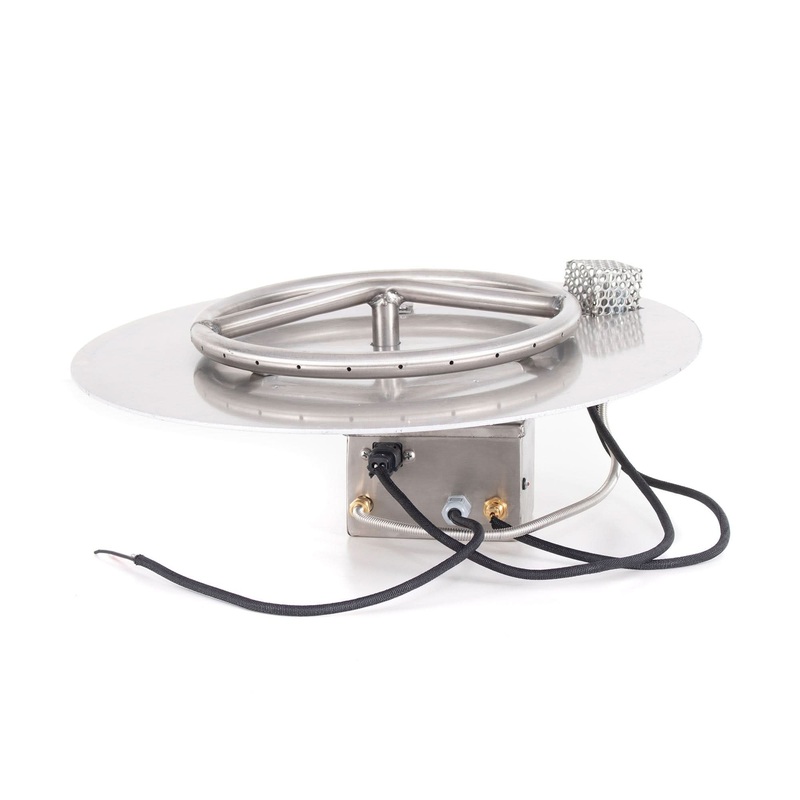 The Outdoor Plus Round Flat Pan & Round SS Burner