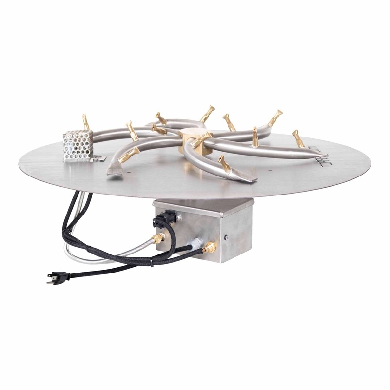The Outdoor Plus Round Flat Pan & Triple S Bullet Burner