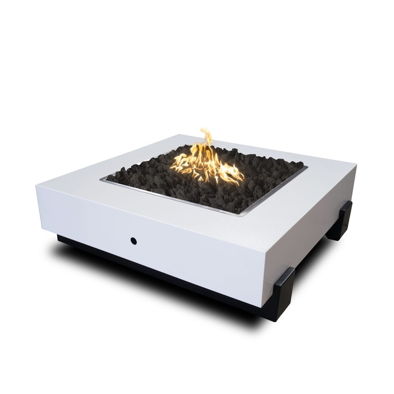 The Outdoor Plus Seal Rock Fire Pit Powder Coat Metal