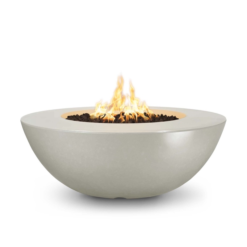 The Outdoor Plus Sedona GFRC Fire Pit Wide Ledge Ash (-ASH)