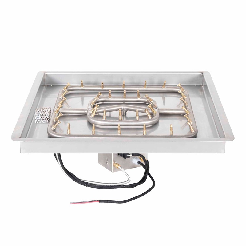 The Outdoor Plus Square Drop In & SS Square Bullet Burner