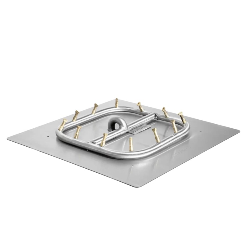 The Outdoor Plus Square Flat Pan & SS Square Bullet Burner