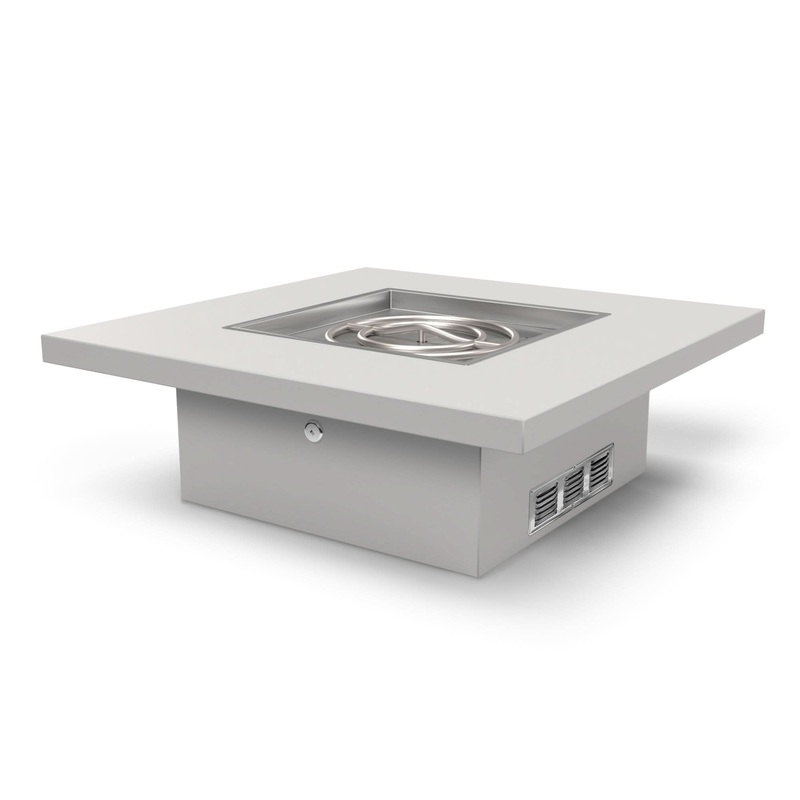 The Outdoor Plus Square Ready-To-Finish Fire Table Form 16 & 24 Tall
