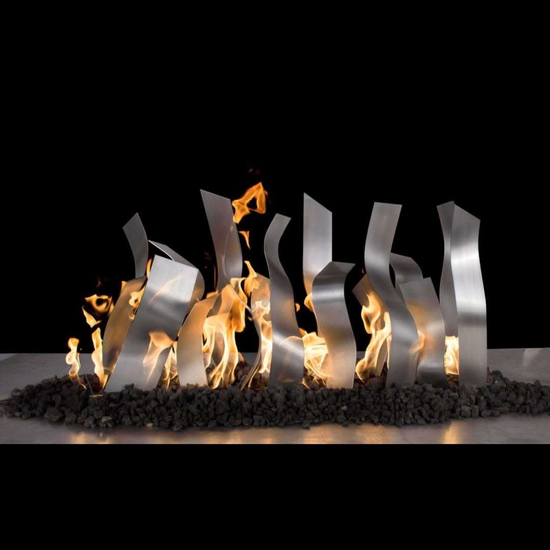 The Outdoor Plus Stainless Steel Tangled Fireplace Burner