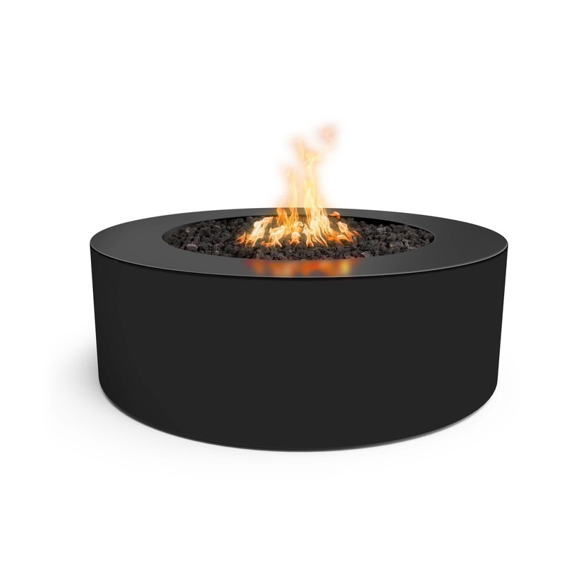 The Outdoor Plus Unity Round Fire Pit Powder Coated Steel Black (-BLK)