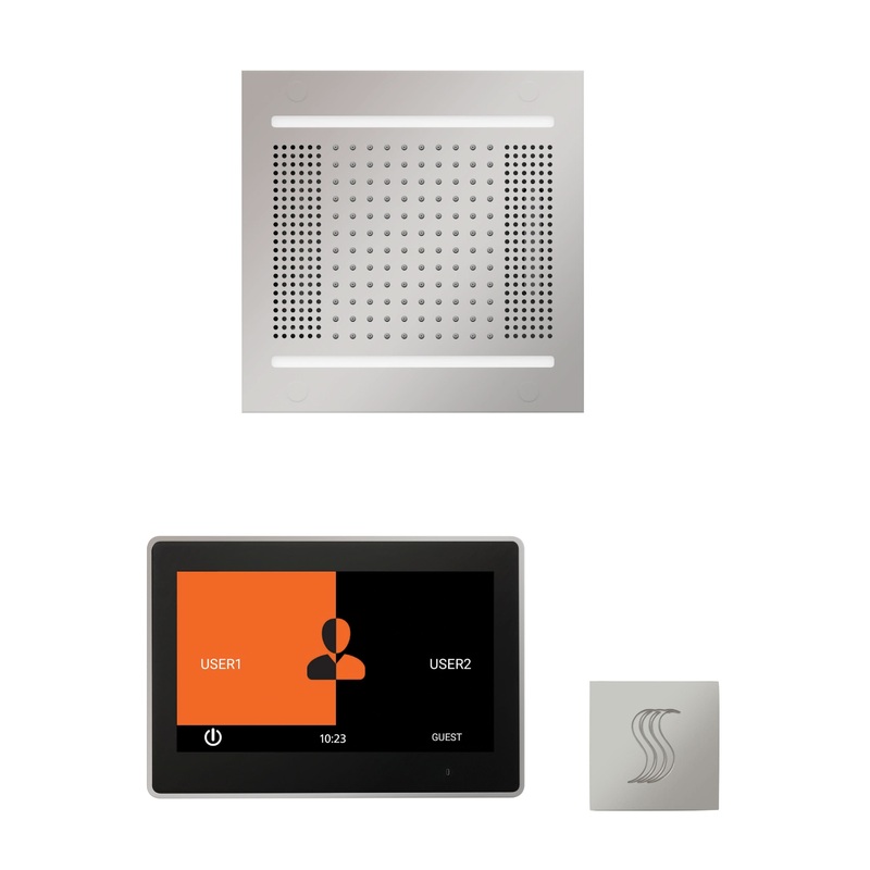 ThermaSol WH14STP10S - ThermaTouch 10", HydroVive 14, SteamVection Steamhead, Steam Control Pkg, SQ