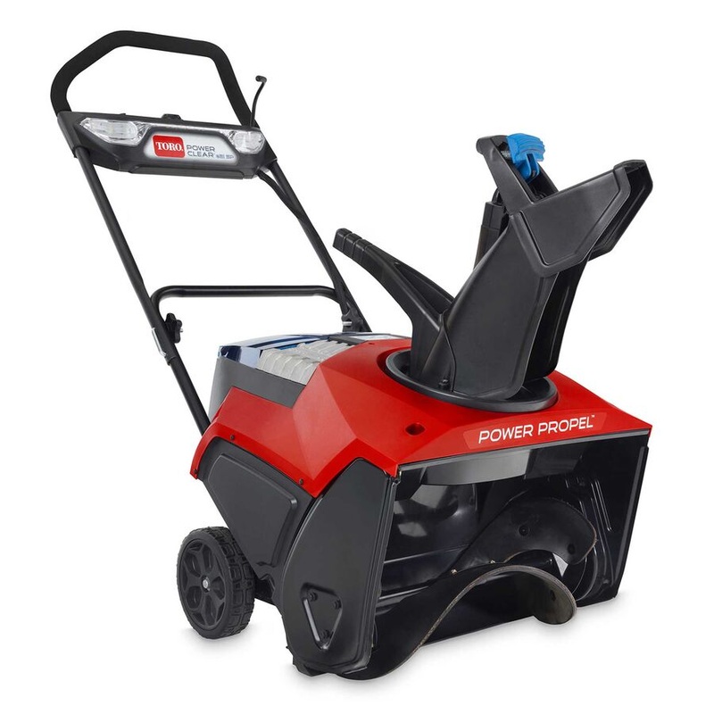 Toro 60V MAX* 21 in. (53 cm) Power Clear Self-Propel Single-Stage Snow Blower – 10.0Ah Battery Included(39921)