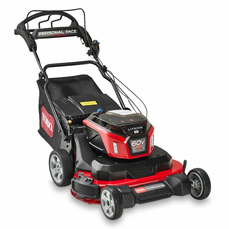 Toro 60V MAX* 30 in. (76 cm) eTimeMaster Personal Pace Auto-Drive Lawn Mower - (2) 10.0Ah Batteries/Chargers Included 21491