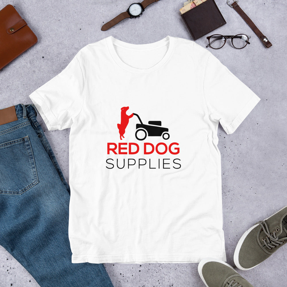 Red Dog Supplies T Shirt - Red & Black