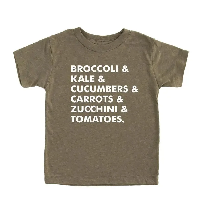 Veggie List Shirt – Kids