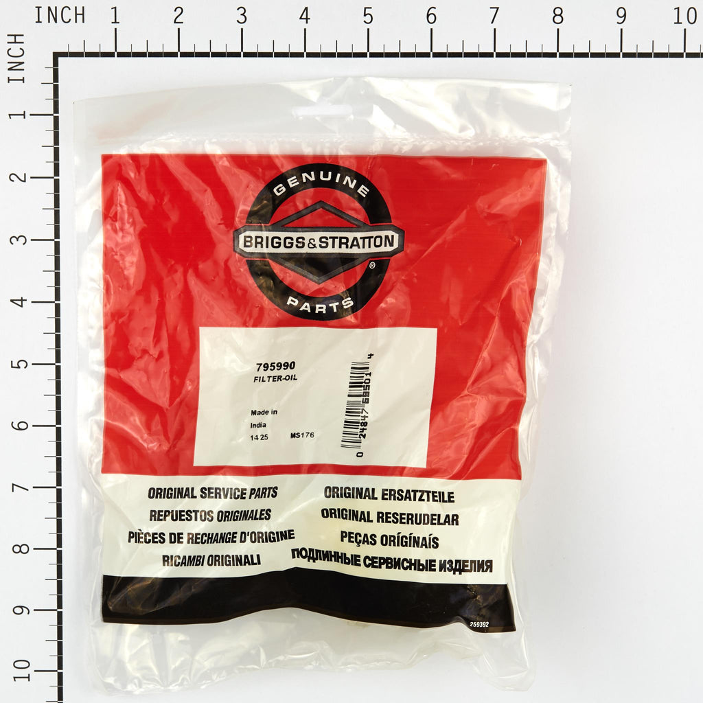 Briggs & Stratton - 795990 - Oil Filter for Model 121000 Professional Engines