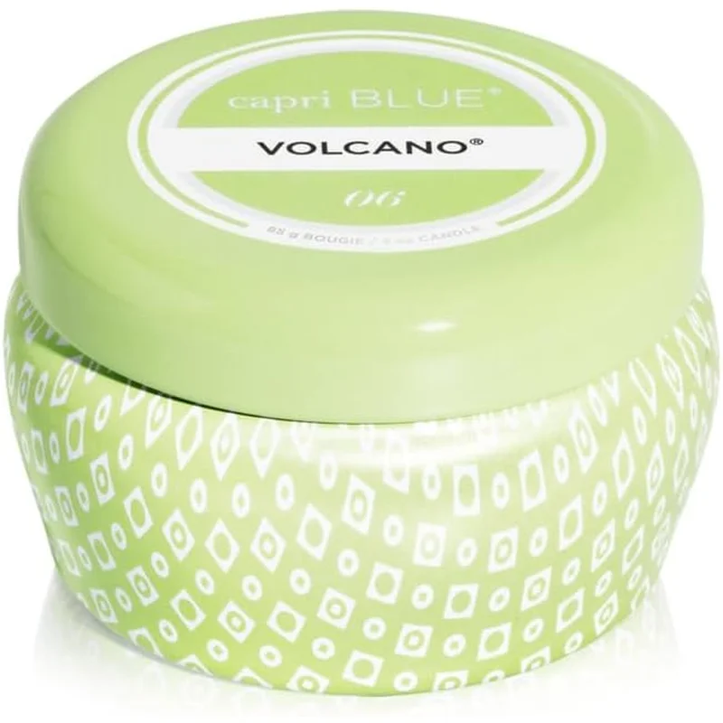 Volcano Iced Matcha Printed Mini Tin Candle
