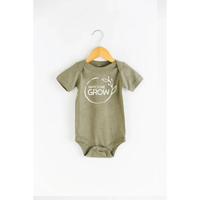 Watch Me Grow Baby Onesie