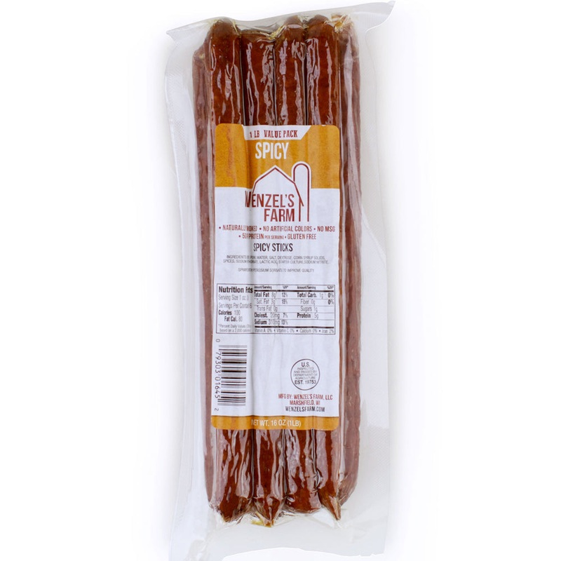Wenzel’s Farm Spicy Sticks-2 oz & 16 Packages Of 2