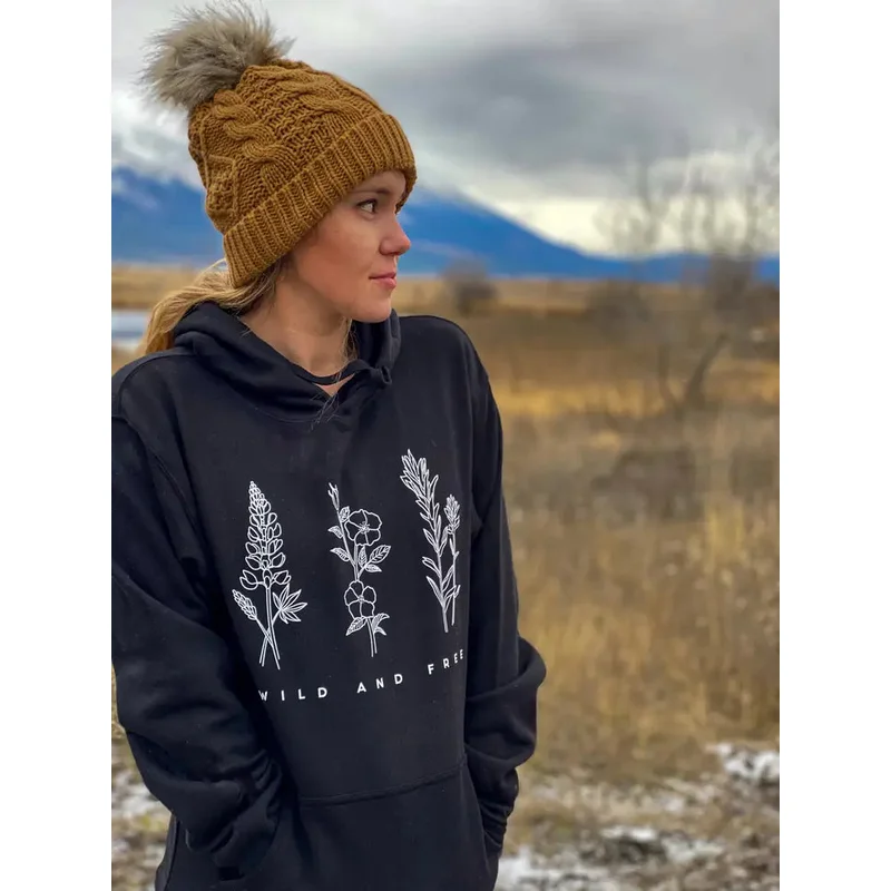 Wild and Free Adult Hoodie