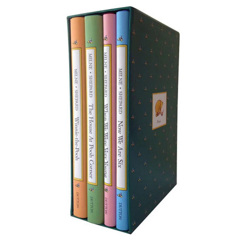 Winnie the Pooh’s Library Original 4-Volume Set by A A Milne, Ernest Shepherd