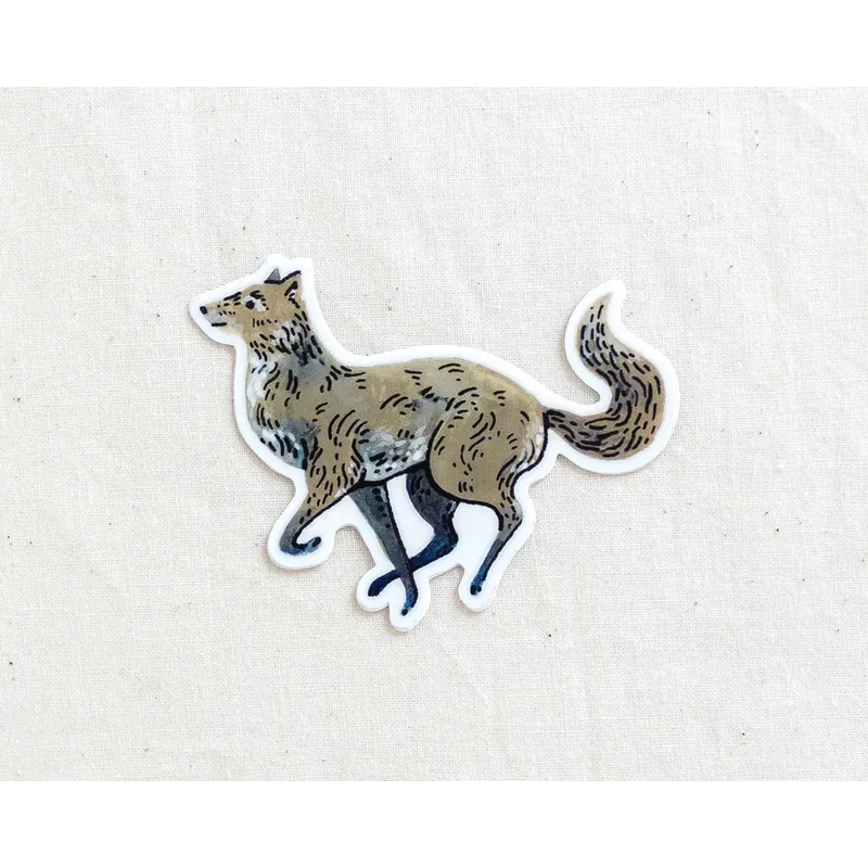 Wolf Animal Vinyl Sticker