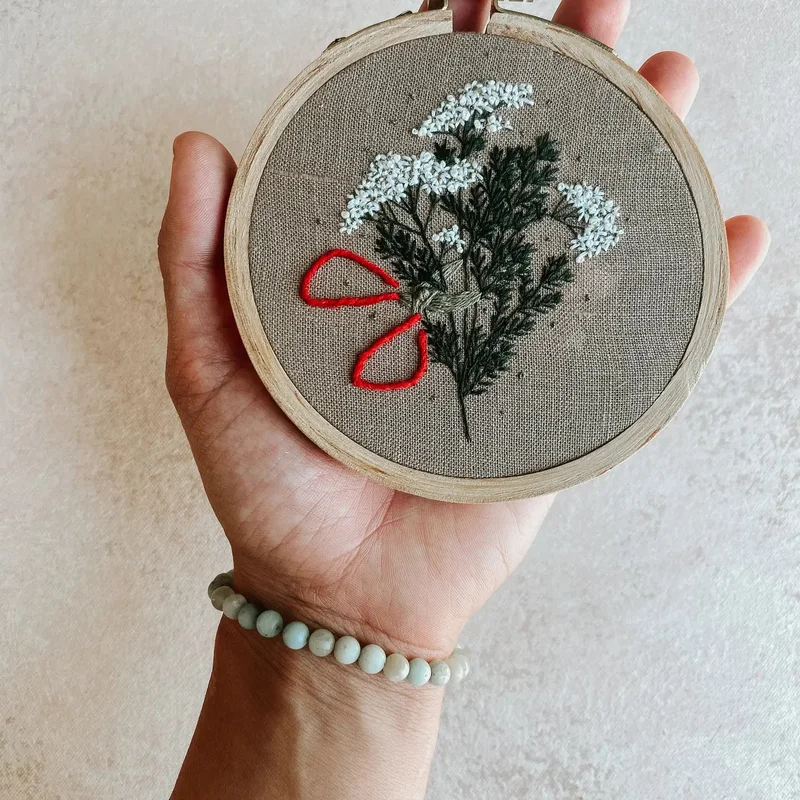 Yarrow Harvest Embroidery Kit