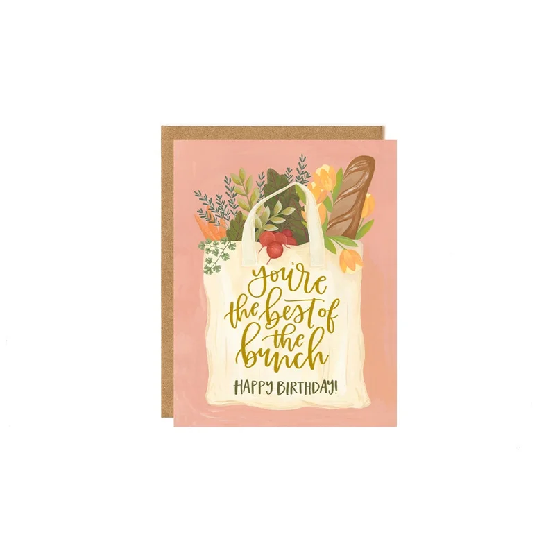 “You’re the Best of the Bunch. Happy Birthday!” Greeting Card