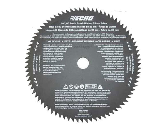 Echo 10" Brush Cutter Blade for SRM-410U (69500121431)